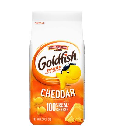Pepperidge Farm Goldfish Cheddar Crackers, Snack Crackers, 6.6 Oz. Bag