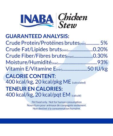 INABA Grain-Free Chicken Stew Cat Food Topper 1.4oz Pouch - Cheese Recipe (Pack of 6) - Buy Online on GoSupps.com