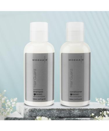 MOEHAIR Travel Size Shampoo & Conditioner Set | Color Safe Hair Loss Treatment | 3.4 Fl Oz | Perfect for Travel - Buy Online on GoSupps.com