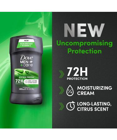 Dove Men+Care Antiperspirant Deodorant 72H Protection Vitamin E Triple Moisturizer 2.7 Oz - Pack of 4 - Buy Online on GoSupps.com