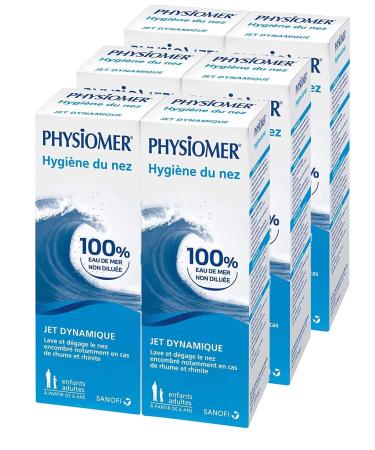 Physiomer dynamic spray bottle 6 bottles of 135 ml each