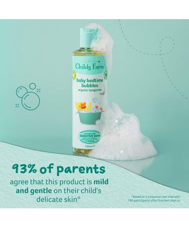Childs Farm Baby Bedtime Bubble Bath 500ml | Organic Tangerine | Gentle Cleansing & Soothing | For Newborns with Dry, Sensitive, Eczema-prone Skin | 500 ml (Pack of 1) - Buy Online on GoSupps.com