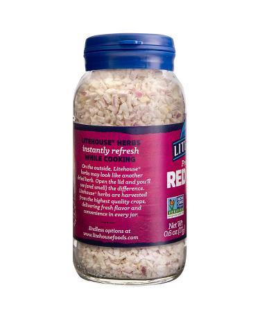 Litehouse Freeze Dried Red Onion  0.60 Ounce  2-Pack 0.6 Ounce (Pack of 2) - Buy Online on GoSupps.com