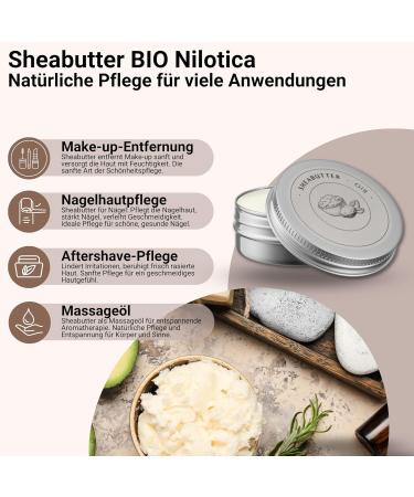 Organic Shea Butter 25g - 100% Natural Refined Bio Shea for Radiant Skin & Shiny Hair | Premium Cosmetic Care - Buy Online on GoSupps.com