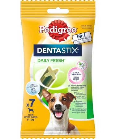 Buy Pedigree Dentastix Daily Fresh Dental Snacks for Small Dogs - 10 Pack (7 Pieces) | Healthy Chews with Active Ingredients | 1.1 kg - Buy Online on GoSupps.com