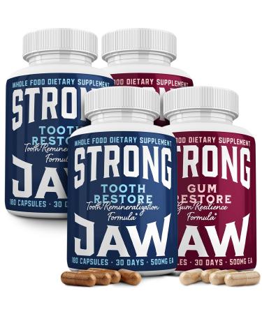 Strong Jaw Gum & Tooth Restore Bundle 4 Pack Bundle