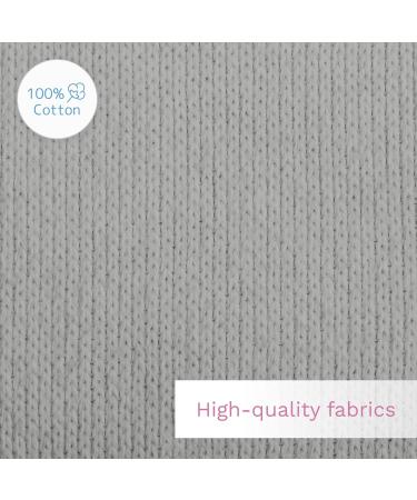 Shop 100% Cotton Grey Fitted Jersey Sheet - Oval Shape for International Shipping - Buy Online on GoSupps.com
