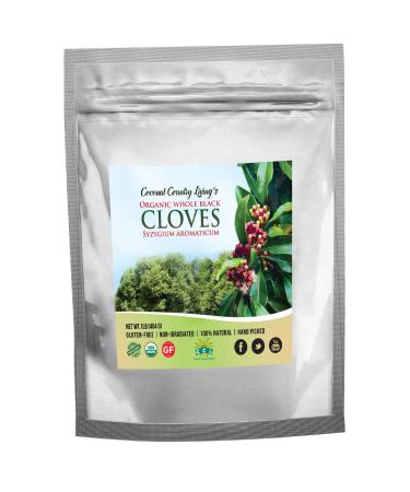 Organic Whole Cloves 1 lb Fair Trade in Mylar Bag w/ E-Book of Secrets of Cloves and Gourmet Recipes 1 Pound (Pack of 1) - Buy Online on GoSupps.com