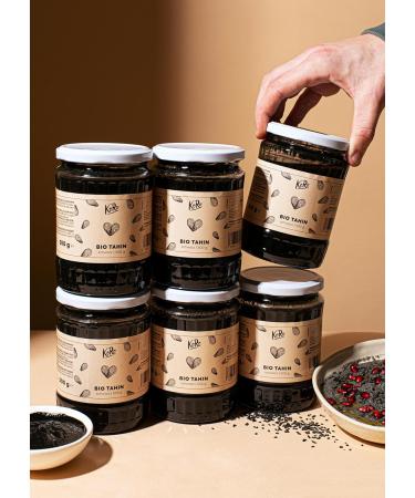 KoRo - Koro - Organic black tahin (Sesame puree) - 6 x 500g - A real treat made from 100% organic black sesame seeds. - Buy Online on GoSupps.com