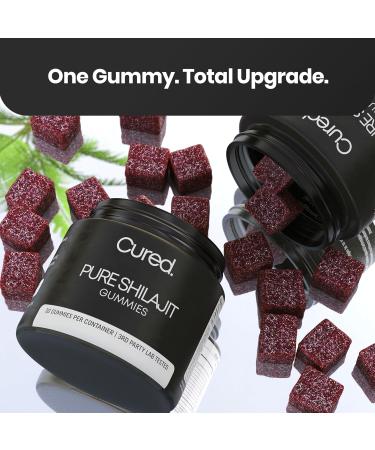 Cured Shilajit Gummies for Men with 85+ Trace Minerals, Fulvic & Humic Acid | Natural Energy, Stamina & Endurance Support | Organic Manuka Honey, Zero Sugar Daily Wellness Supplement Pure Shilajit - Buy Online on GoSupps.com