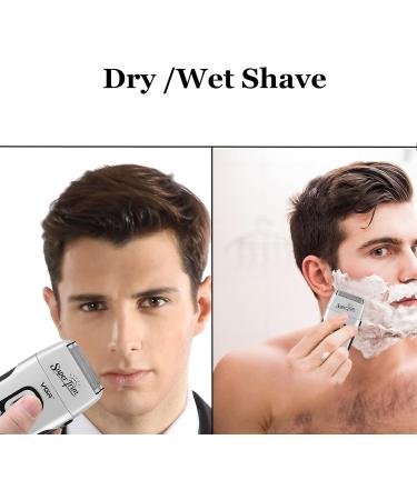 VGR Double Foil Electric Shaver for Men - 3 Speed Adjustable Razor Bald Head & Beard Trimmer Perfect Gift for Fathers & Boyfriends - Buy Online on GoSupps.com