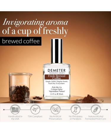 Demeter Fresh Brewed Coffee 1 oz Cologne Spray Perfume for Women And Men Fresh Brewed Coffee 1 Fl Oz (Pack of 1) - Buy Online on GoSupps.com