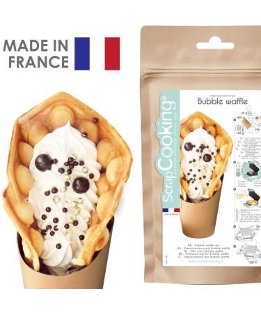 ScrapCooking Bubble Waffles Mix Alimentaire pour Pr parer des Gaufres Bulles de Hong Kong Maison P tisserie Fabriqu e en France 450g 450 g (Lot de 1) - Buy Online on GoSupps.com