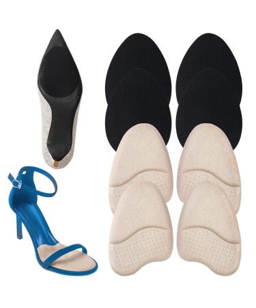JGTYJE Shoe Pads for Shoes Non Slip Pads for Shoes  Heel Inserts for Women  Pads for Heels and Ball of Feet  Forefoot Pads for Women  Anti Sliding Foot Cushion for Open Toe Shoe 2 Pairs Beige Forefoot Pads + 2 Pairs Sole... - Buy Online on GoSupps.com