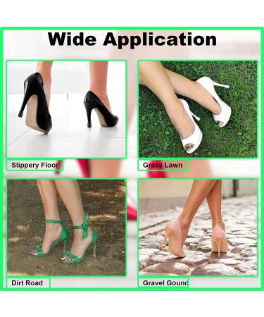 SuoPaiq Heel Caps 6 Pairs High Heel Grass Protectors for Wedding & Outdoor Events - XS - Buy Online on GoSupps.com