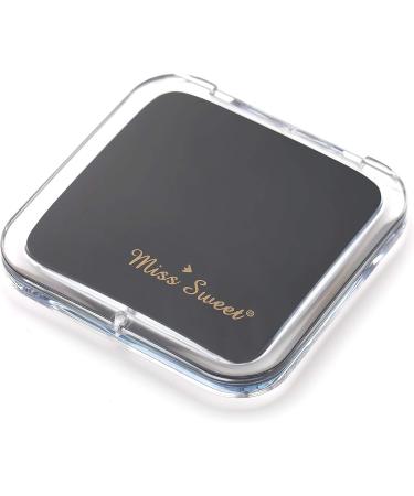 Miss Sweet Compact Mirror for Purse - True Image & 10X Magnification (Black) - Buy Online on GoSupps.com
