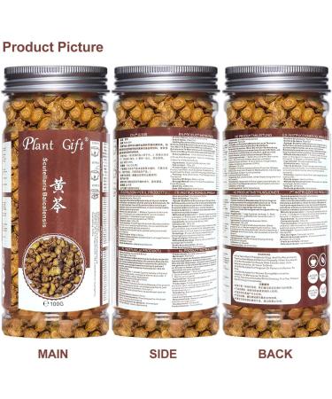 100% Dried Scutellaria Baicalensis Tea th sec de scutella scutella racine de scutella scutella teinture de c phalone blanche racine de scutella 100G/3.52oz - Buy Online on GoSupps.com