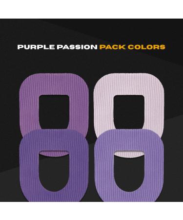 Skin Grip Adhesive Patches for Omnipod Insulin Pump - Waterproof & Sweatproof | Purple Pack 3-Day Wear Pre-Cut Medical Tape - Buy Online on GoSupps.com