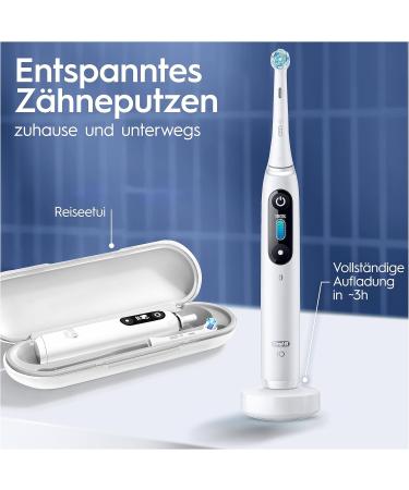 Buy Oral-B IO Series 8 Plus Electric Toothbrush - 3 Extra Brush Heads 6 Cleaning Modes Eco-Friendly Packaging - International Shipping Available - Buy Online on GoSupps.com