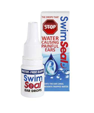 SwimSeal All Natural Protective & Ear Drying Drops for Daily Use Rather Than Alcohol Drops or Earplugs. Avoids Earache from Swimming Scuba Diving Surfing & Triathlons for All Ages 1 Count (Pack of 1)