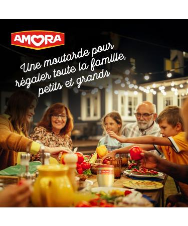 Amora Mustard Medium Strong Table Glass 230g Pack of 6 - Buy Online on GoSupps.com