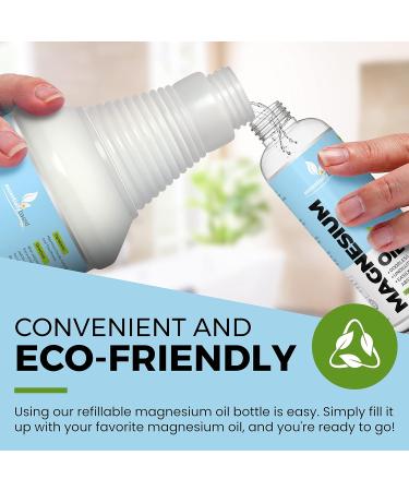 Essentiallybased Pure Magnesium Oil Spray Topical Magnesium Spray for Sleep Extra Strength Less Sting Less Itch 100% Natural and Organic Oil - 12 Fl Oz - Buy Online on GoSupps.com