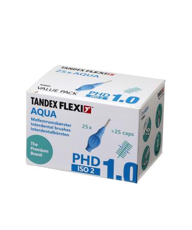 Tandex Flexi Interdental Brushes 1.0 mm Aqua 25 pieces