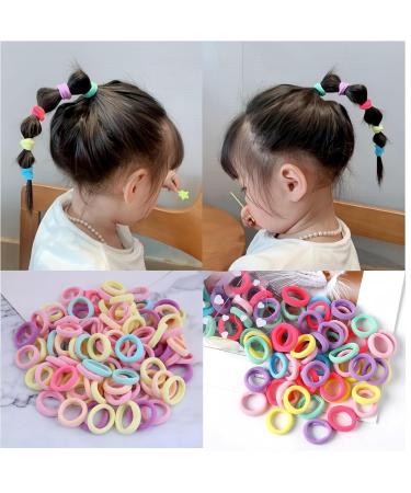 300 PCS Ponytail Holders Hair Accessories for Kids Hair Ties for Toddler Girls Toddler Hair Elastics Elastic Hair Bands Ties Elastic Toddler Ponytail Holders - Buy Online on GoSupps.com