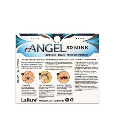 Laflare 3D Mink Angel Eyelashes - Soft, Voluminous, and Glamorous (AM02) - Buy Online on GoSupps.com