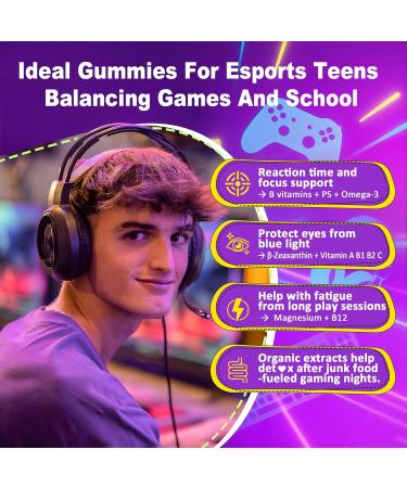 Multivitamin Filled Gummies for Teen Boys Girls 12-17 18 19 Kids 10+ Multivitamin with Omega 3 Calcium + Magnesium + Zinc Multi-Minerals for Adolescent 10-19S Brain Bone Energy Immune 60 Count (Pack of 1) - Buy Online on GoSupps.com