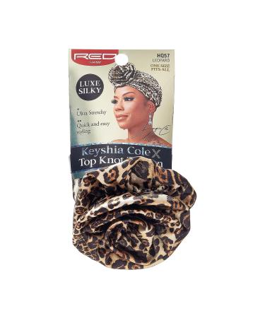 Red by Kiss Top Knot Turban X Keyshia Cole Head Wrap - Leopard Print Urban Hair Scarf - Buy Online on GoSupps.com