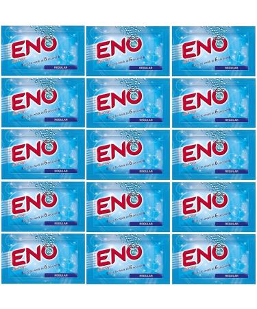 Eno Fruit Salt Regular Flavour for Acitidy Relief 15 Sachets X 5 Grams