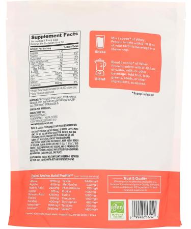 365 by Whole Foods Market Whey Protein Isolate Chocolate 16 Ounce - Buy Online on GoSupps.com