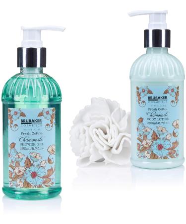 BRUBAKER Cosmetics Bath and Shower Set - Moisturizing Chamomile 7-Piece Gift Set | International Shipping Available - Buy Online on GoSupps.com
