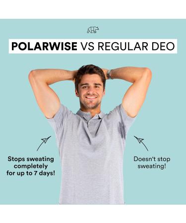 Polarwise Starter Skit Antiperspirant Deodorant Rollers: Stops Sweat Sweat Odor & Sweat Stains 100% - Prevents Excessive Sweating for Up to 7 Days - 2 Pack - Buy Online on GoSupps.com