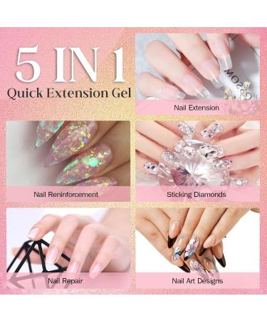 Rechoo Builder Gel- 15ML Clear Nail Gel for Extension and Construction - Transparent Formula - Buy Online on GoSupps.com
