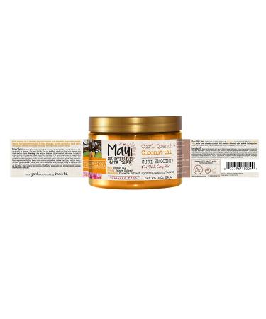 Maui Moisture Coconut Oil Curl Smoothie 12 oz - Silicone-Free Styling Cream for Tight Curls - Vegan & Paraben-Free - Buy Online on GoSupps.com