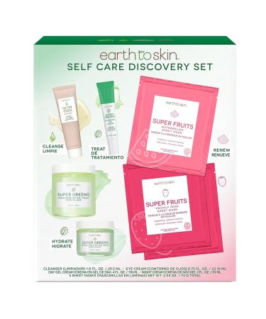Earth To Skin Self Care Discovery Set - Natural Skincare for Radiant Skin | Shop Internationally - Buy Online on GoSupps.com