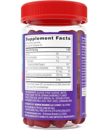 Pepcid Soothing Gummies Heartburn Relief + Sleep Support Gummies Help Occasional Heartburn Upset Stomach Acid Indigestion + Sleeplessness Calcium & Melatonin Strawberry 32 ct Strawberry 1 Count (Pack of 32) - Buy Online on GoSupps.com