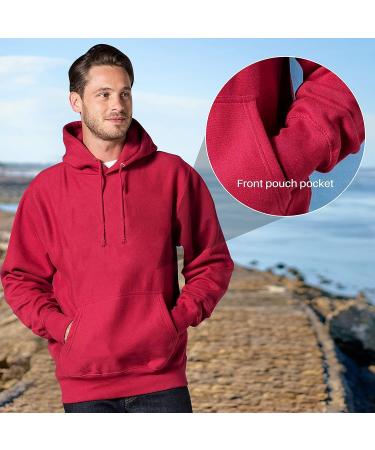 MV Sport Cool Fleece Hoodie - Heavyweight Men's Sweatshirt in Black XXL - Buy Online on GoSupps.com