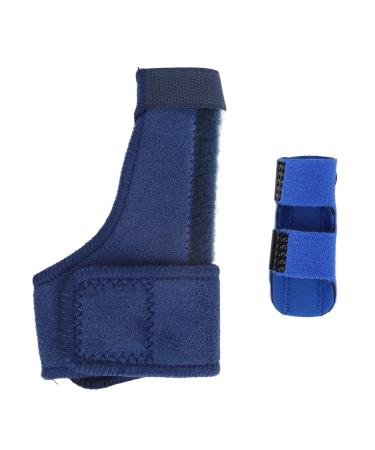 OKJHFD Adjustable Finger Splint Thumb Splint Brace Multi Finger Universal Hand Support for Finger Fractures Finger Stiffness Joint Sprains or Lesions (Left Hand) Left Hand Left Hand