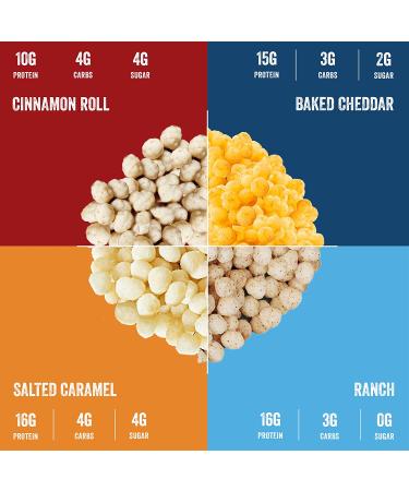 ETTER THAN GOOD Keto Protein Puffs - 16g Protein  Paleo Snacks with Fruits & Veggies - 4 Pack - Buy Online on GoSupps.com