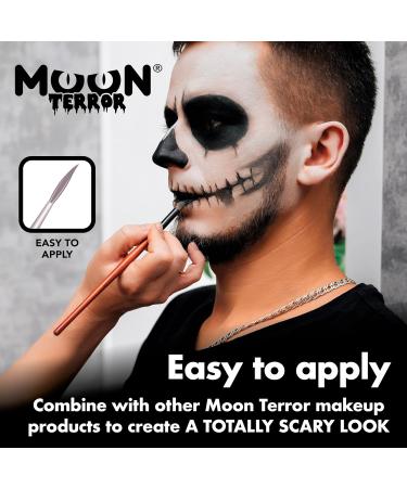 Halloween Face Paint Body Paint by Moon Terror - Midnight Black 12ml | SFX Makeup for Special Effects - Buy Online on GoSupps.com