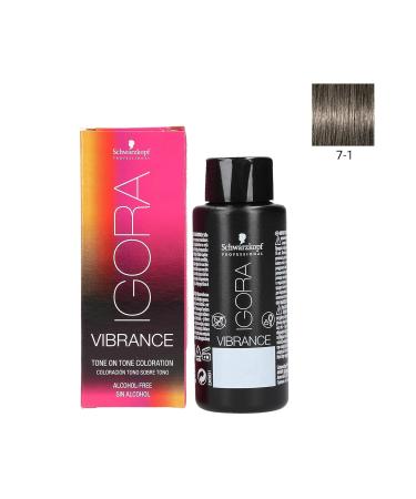 Schwarzkopf Igora Vibrance 7-1 Medium Blonde Cendr - 60 ml | International Shipping Available - Buy Online on GoSupps.com