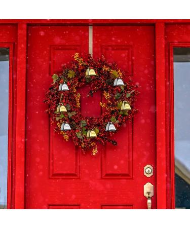 36 Mini Cow Bells for Crafts & Christmas Decor - Gold/Silver Bells with Hooks for Wedding & Party - Buy Online on GoSupps.com