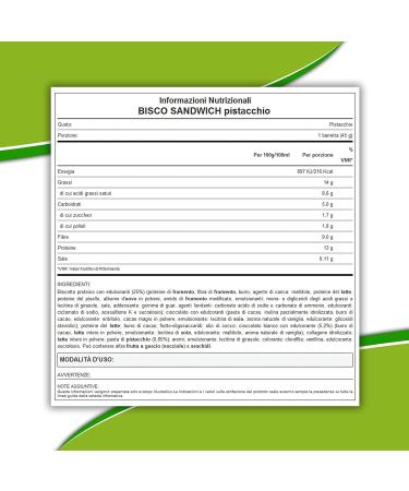 WHY NATURE BISCO SANDWICH 45 GR Pistachio - Buy Online on GoSupps.com