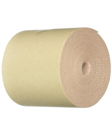 Rolyan Latex-Free Moleskin 3 x 5 Yards Beige Adhseive Backing Moleskin Padding for Use with Splints Braces and Casts Non-Latex Roll of Prewrap Undercast Wrap for Skin Protection and Support Beige 3 X 5 Yards