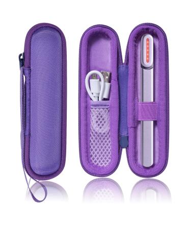 co2CREA Hard Carrying Case Compatible with SolaWave 4-in-1 Facial Wand Violet