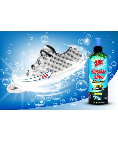386 Professional Strength Shoe Cleaner 16 Fl Oz | Multipurpose Unscented Sneaker & Boot Cleaner for Dirt Stains & Sports Gear Safe for Pets & Humans - Buy Online on GoSupps.com