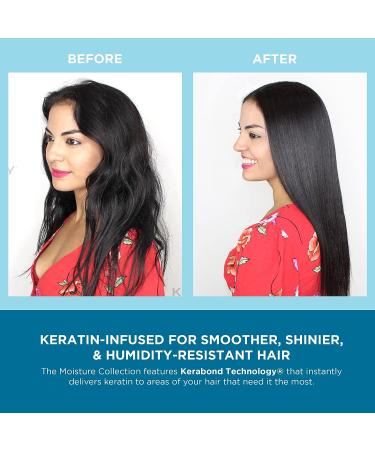 KERATHERAPY Keratin Infused Moisture Shampoo 33.8 fl. oz. - Anti Frizz Moisture Shampoo with Kerabond Technology - for Oily Scalp and Dry Ends - Aloe Vera, Willow Bark - Sulfate & Paraben Free - Buy Online on GoSupps.com